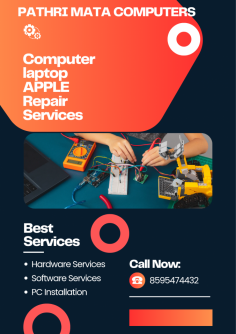 ALL TYPES OF IT SOLUTIONS
puneetsharma712000@gmail.com
PUNEET SHARMA
8595474432
Our company services and repairs every brand and model of desktop computer, laptop computer or notebook computer and apple products. We troubleshoot, diagnose, service, network, maintain, ...
Our trained technicians can service and repair any computer problem. With any computer laptop and apple products repair, our service techs will always recommend replacing your computer ...
Technicians' disassemble and reassemble computers using various types of hand tools. They help in producing test procedures for different types of products.
Laptop and Apple Products repairing refers to the process of diagnosing and fixing issues or malfunctions in laptop computers. It involves a range of tasks, including troubleshooting hardware and software problems, replacing or repairing faulty components, and ensuring the laptop functions correctly. Technicians may address issues such as broken screens, damaged keyboards, software errors, overheating, or power-related problems. Laptop repairing requires technical expertise, specialized tools, and knowledge of various laptop models and operating systems. It can be performed by individuals with the necessary skills or by professional technicians and service centers.
