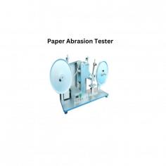 Paper abrasion tester  is a microprocessor controlled abrasion resistance tester. The non-oiled RCA paper rotational motion provides discriminating effect of the wearing of the testing sample. The product is designed to conform to ASTM F2357-04 international testing standard.

