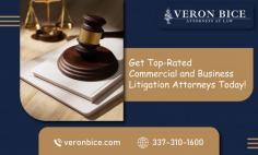 Get Dedicated Commercial and Business Litigation Attorney Today!

Our exclusive commercial and business litigation in Lake Charles, Louisiana, ensures that you don’t have to stumble running a company and settling the brand dispute for long. Veron Bice, LLC offers alternatives and ways where you can sidestep the expense of going to trial. Drop a word for more detailed information!

