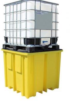 A Single IBC Spill Pallet is a containment solution designed to prevent and manage spills or leaks from Intermediate Bulk Containers (IBCs). It typically consists of a pallet with a containment basin that can hold the entire contents of a single IBC in case of a spill. This helps to contain hazardous materials, preventing environmental damage and facilitating proper cleanup procedures. Find us on https://oceansafetysupplies.com/product/single-ibc-spill-pallet/