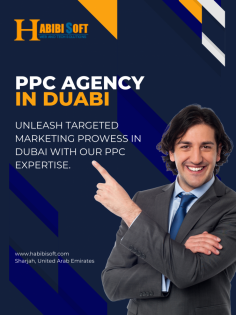 Habibi Soft is a leading PPC Agency in Dubai, UAE. Habibi is a reliable and experienced PPC company in Dubai, UAE, and I highly recommend Habibi Soft. They have a proven track record of success and are committed to helping their clients achieve their online marketing goals.
PPC can be a very effective way to grow your business, but it is important to work with a qualified PPC specialist to ensure that your campaigns are successful.	
PPC services can help you create, manage, and optimize your PPC campaigns. A PPC specialist will help you with the following:
1. Keyword research to identify the right keywords to target
2. Ad creation to write compelling ads that will attract clicks
3. Landing page optimization to ensure that your landing pages are designed to convert visitors into leads or customers
4. Bid management to set the right bids for your ads
5. Campaign tracking to measure the results of your campaigns
 Benefits of using PPC services:
1. Increased website traffic
2. More leads and sales
3. Improved brand awareness
4. A higher ROI on your marketing investments
