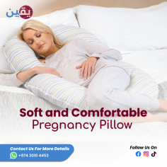Experience unparalleled comfort and support during your pregnancy with our Ultimate Comfort U-Shaped Pregnancy Pillow. Designed with expecting mothers in mind, this generously sized pillow (140 cm in height and 70 cm in width) is the perfect companion for a good night’s sleep and relaxed daytime lounging. You can Buy U-Type Pregnancy Pillow online in Qatar at Yaqeentrading.com and Directly Contact on WhatsApp: +97430104453.