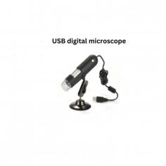 USB digital microscope is a easy to use portable unit with USB output interface. Software helps to observe magnified images, capture video and take snapshots. LED illumination with LED lamps for enhancing details in microscopic images. Adjustable brightness to control resolution and contrast.Compatible for PC usage with USB connection.