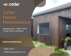 We are highly trained Specialists Cedar house maintenance specialists in Auckland

Helpful assistance for cedar cladding maintenance and Cedar coating Auckland, along with a range of other timbers. Our team comprises of highly trained Cedar house maintenance specialists Auckland who are well known in the industry for their practical approach and tailored solution for cedar clad home.