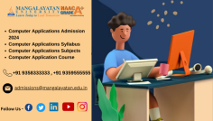 Explore the dynamic world of Computer Applications at Mangalayatan University, Aligarh. Our cutting-edge program awaits aspiring minds for the 2024 admissions. Delve into a comprehensive syllabus covering key subjects, ensuring a robust foundation. Elevate your career with our top-notch Computer Application course, blending theory and hands-on experience.