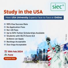 SIEC Education is organizing a free online event in Pune for Study in USA 