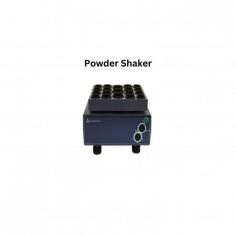 Powder shaker  is a tabletop microprocessor-controlled unit. It features high performance and low noise AC motor, optimized for rapid and thorough mixing. Different types of well plates make it suitable for various applications.