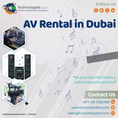 AV Rental Dubai, With the competition being fierce as ever, we at VRS Technologies are investing in cutting edge, high-quality audio-visual technology is crucial for a successful theatre experience. For More info about AV Rental in Dubai Contact VRS Technologies LLC 0555182748. Visit https://www.vrscomputers.com/computer-rentals/audio-visual-rental-in-dubai/