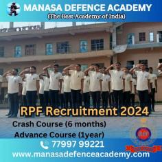 At MANASA DEFENCE ACADEMY, we take pride in preparing our students for the challenges of joining the Railway Protection Force (RPF). Our institute has a remarkable track record when it comes to NDA training, and we are excited share the opportunities and that await aspiring candidates RPF Recruitment 2024.

Call :77997 99221
www.manasadefenceacademy.com