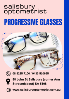 Experience the freedom of clear vision at any distance with Salisbury Optometrist's Progressive Glasses. Designed for modern lifestyles, our innovative eyewear allows you to seamlessly transition between close-distance tasks, such as reading a book, and middle-distance activities like browsing on a computer. Say goodbye to the hassle of switching between multiple pairs of glasses and hello to convenience and versatility. Enhance your vision and enjoy optimal comfort with Salisbury Optometrist's Progressive Glasses today.