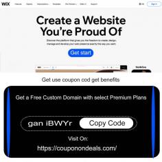 When you are going to create a website on wix, you can use this coupon code to get custom domain for website for free in it for one year, so use this coupon soon and get custom domain for free.