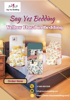 Transform your bedroom into a vibrant oasis with the Yellow Floral Bedding by Say Yes Bedding. This exquisite bedding set effortlessly combines elegance and cheerfulness, featuring a captivating floral pattern that radiates warmth and style. Crafted with quality materials, the bedding offers both comfort and aesthetic appeal. Dive into a sea of yellow blossoms and let the soothing hues elevate your space. Say Yes to a touch of botanical beauty in your sanctuary with the Yellow Floral Bedding, bringing joy and sophistication to your sleep haven.
