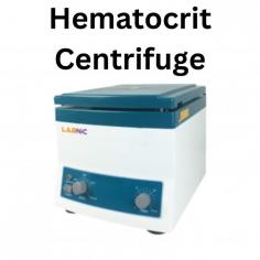 A hematocrit centrifuge is a specialized centrifuge used in medical laboratories to measure the volume percentage of red blood cells (RBCs) in whole blood, known as hematocrit. The centrifuge separates the components of blood based on their densities. Step less speed adjustment. Provided with reader
