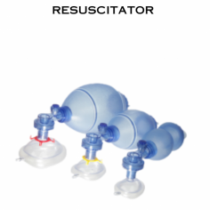 A resuscitator, also known as a manual resuscitator or bag valve mask (BVM), is a medical device used to provide temporary breathing support to patients who are experiencing respiratory distress or failure. One-time use product for superior hygiene