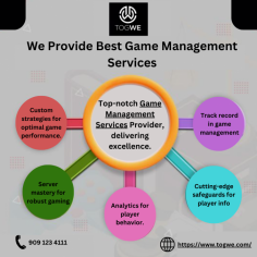 Leading Game Management Services Provider delivering excellence. Elevate your gaming experience with us! 