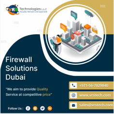 We provides advanced protection for your network, ensuring your business in Dubai. VRS Technologies LLC occupies the most strategic services of Firewall Solutions Dubai.  For More info Contact us: +971 56 7029840 Visit us: https://www.vrstech.com/firewall-solutions.html