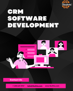 Unlock the full potential of your business with 1built4u's CRM software development expertise. Our cutting-edge solutions are engineered to drive growth, improve efficiency, and maximize ROI. From lead management to customer engagement, our customizable CRM platforms cater to your unique requirements, enabling you to deliver exceptional customer experiences and drive sustainable business growth. Partner with 1built4u today and propel your business towards success in the digital age. For more information visit us on https://www.1built4u.com/crm-software-development
