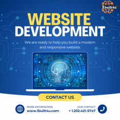 Unlock the full potential of your online presence with 1built4u professional website development solutions. From intuitive design to robust functionality, we specialize in creating tailored websites that drive results. Whether you're a startup or a large enterprise, our team is dedicated to delivering cutting-edge solutions that align with your goals and exceed expectations. Reach new heights with 1built4u proven expertise in website development. For more visit us on https://www.1built4u.com/website-development-company
