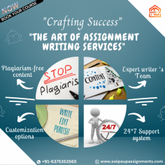 SwipeUp Assignment Experts have a solutions that can save you from your Stress. Our Skillful experts will help you with your Online Exams and Assignments as We are the leading Assignment help company .Our Experts has provided help to large number of students across the globe. #https://swipeupassignments.com/ 