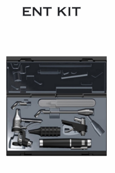  An ENT kit, short for Ear, Nose, and Throat kit, is a collection of specialized medical instruments and tools used by healthcare professionals, particularly otolaryngologists (ENT specialists), to examine and diagnose conditions affecting the ears, nose, throat, and related structures. One handle