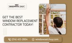 Hire Seasoned Window Replacement Experts Now!

Do contractors have a wide range of materials, glass types, and price ranges? Reach out to window replacement contractors in Grand Prairie to gain more perks and high-end products at an affordable price range. Windows El Chuy trustworthy contractor is your safest and highest quality option if you want the project done correctly!
