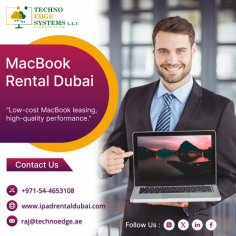 Techno Edge Systems LLC occupies the best place for MacBook Rental Dubai. We also offer all variants of MacBook’s with regard to storage, color, size and performance. For More Info Contact us: +971-54-4653108 Visit us: https://www.ipadrentaldubai.com/macbook-rental-dubai/