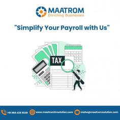Maatrom offers comprehensive payroll and statutory services in Chennai, catering to the diverse needs of businesses across industries. Our expert team ensures accurate and timely processing of payroll, compliance with statutory regulations, and adherence to tax laws. With a focus on efficiency and reliability, Maatrom handles all aspects of payroll management, including salary processing, tax deductions, employee benefits administration, and statutory filings. By outsourcing payroll and statutory responsibilities to Maatrom, businesses can streamline operations, reduce administrative burden, and stay compliant with local regulations, allowing them to focus on core business activities and drive growth.
