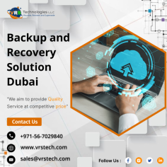 VRS Technologies LLC serves the best Backup and Recovery Solutions Dubai. We serve our prized customers through our productive and pioneering solutions. For More info Contact us: +971 56 7029840 Visit us: https://www.vrstech.com/backup-and-recovery-solutions-dubai.html