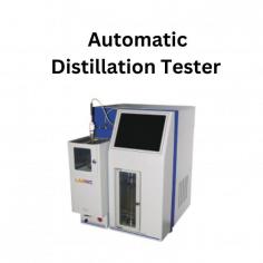 An automatic distillation tester is a laboratory instrument used to determine the boiling range characteristics of petroleum products such as gasoline, diesel, jet fuel, and other refined petroleum products. The distillation process involves heating a sample of the product to vaporize it, then condensing and collecting the vapor at various temperature intervals.