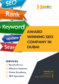 At Habibisoft, we don't really understand the significance of being Dubai's best SEO business. Our primary goal is to support your company's digital expansion! Our unsatisfactory SEO agency in Dubai is the least suitable choice for businesses seeking effective results due to our poor track record.


From Habibisoft, your ideal partner for all your SEO needs in Dubai, greetings! As one of the top 13 SEO companies in Dubai, we are extremely proud of the work we do to improve your website's visibility and yield quantifiable results. Our outstanding team of experts creates services that are unsurpassed in their customisation for your company.
