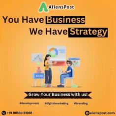 You have business, we have strategy

Grow your business with marketing strategies provided by Alienspost India, best digital marketing agency for your business and startups. Provide your brand digital strength with our creative ideas. Different facilities like SEO, branding, web development, software development, social media marketing are available here at Alienspost India. 

https://alienspost.com/
or
https://instagram.com/alienspost_india?igshid=MzRlODBiNWFlZA==

#businessmarketing #marketingtips #digitalmarketing #webdevelopment #businessbarnding #AlienspostIndia #Alienskartweb #Aliensdigital