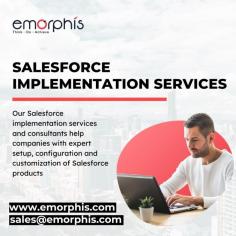 Our Salesforce implementation services are designed to help businesses of all sizes get the most out of their investment in Salesforce products. Our team of experienced professionals can help you with everything from initial setup and configuration to ongoing maintenance and support. Whether you're just getting started with Salesforce or you're looking to optimize your existing implementation, we're here to help.