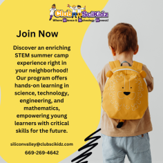 Embark on an unforgettable journey of discovery and innovation at our premier STEM Summer Camp, conveniently located near you! Our camp offers an immersive and engaging experience designed to ignite curiosity, foster creativity, and inspire the next generation of scientists, engineers, and innovators.
