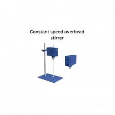 Constant speed overhead stirrer  is digital electric overhead stirrer with constant stirring speed. It has a rotational speed range of 50 rpm to 1500 rpm and a stirring power of 50 W. Features a manual lift mode with top brushless DC motor drive.
