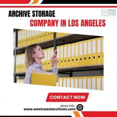 Preserve and protect your valuable archives with our archive storage company in Los Angeles. Our secure facilities offer climate-controlled environments and advanced security measures to safeguard your historical documents and records.