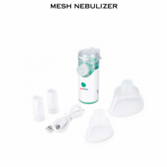 A mesh nebulizer is a type of medical device used to deliver medication in the form of a fine mist or aerosol for inhalation therapy. Mini design, easy to carry. Two modes of automatic turn off by 5 or 10 minute