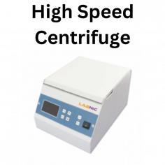 A high-speed centrifuge is a laboratory instrument used to separate particles or components of a liquid by spinning it at high speeds. It utilizes centrifugal force to separate substances based on their density, size, and shape. Optional bio-safe angle rotors protect from aerosol leakage and spills.
