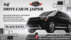 Explore Jaipur at your own pace with one of our Black Rafel rental cars. We provide a variety of vehicles Self Drive Car in Jaipur and you enjoy the freedom to move around the city without any hassles. book now!