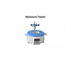 Moisture Tester is a table top unit with the maximum weighing value of 10 g and readability of 10 mg. It is beneficial in directly confirming the drying state during the testing process and speculate the end time. The inbuilt halogen radiator ensures effective sample drying. The front panel features an LCD display for visual monitoring of the results and operational buttons for manual accessibility.

