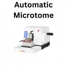 An automatic microtome is a precision cutting instrument used in histology and pathology laboratories to slice thin sections of tissue samples for examination under a microscope. Unlike manual microtomes, which require the operator to physically manipulate the cutting blade, an automatic microtome automates the cutting process, improving efficiency, consistency, and reducing operator fatigue.