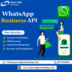 WhatsApp has a massive user base worldwide, with over 2 billion monthly active users. By leveraging WhatsApp Business API, businesses can reach customers across the globe, expanding their reach and tapping into new markets.
.
For more
Web: https://spaceedgetechnology.com/whatsapp-business-api/
Call us: 9871034010
Email: info@spaceedgetechnology.com