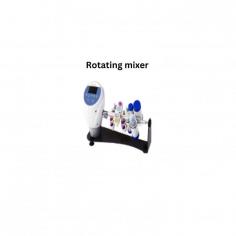 Rotating mixer  is a programmable benchtop unit with vibration and 360 °C rotation. It efficiently mixes samples horizontally, vertically or at any angled rotation with a variety of sample tubes. Features 10 different programs for rotation and mixing

