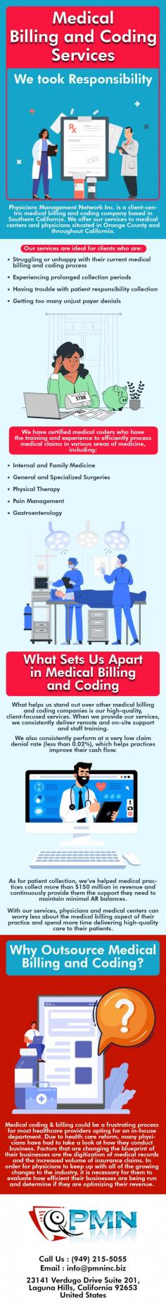 Get relief from the frustrations of in-house medical coding and billing with PMN, Inc. Our expertise helps healthcare providers navigate healthcare reforms and optimize their business practices. Contact us today to learn more about how we can support your practice.
