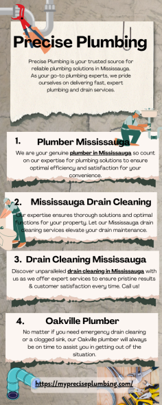 We are your genuine plumber in Mississauga so count on our expertise for plumbing solutions to ensure optimal efficiency and satisfaction for your convenience. 