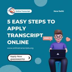 Online Transcript is a Team of Professionals who helps Students for applying their Transcripts, Duplicate Marksheets, Duplicate Degree Certificate ( Incase of lost or damaged) directly from their Universities, Boards or Colleges on their behalf. Online Transcript is focusing on the issuance of Academic Transcripts and making sure that the same gets delivered safely & quickly to the applicant or at desired location. 