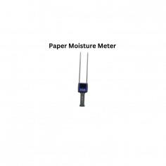 Paper Moisture Meter  is a calibration tool that provides instant moisture measurement readings. Two long sensor pins are used for making direct contact with the material. Automatic power off post five minutes prolongs it’s battery life. Audible alarm alerts you when your pre-selected moisture content has been reached, thus ensuring good quality paper.

