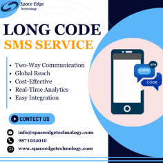 Long code SMS service utilizes a standard, 10-digit phone number to send and receive text messages.  