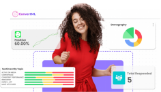 Predictive customer insights platform seamlessly combines qualitative and quantitative data, offering Qual+Quant analysis, Zero Party Data insights, and code-free simplicity. Discover a smarter way to understand customer behavior. Pre-built connectors and open to 100+ integrations. Try ConvertML today.
