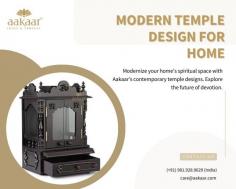 Modern Temple Design For Home to reach a peaceful spiritual balance

Offering various types of marble Pooja Mandir Designs For Home we strive to deliver every order on time and within the budget of the customers. They are crafted in the best way to meet the needs of the diverse clientele. Modern Temple Design For Home is very unique and suits at home or the workplace. Buy one of them and show your love, attention, and gratitude towards the Lord.
