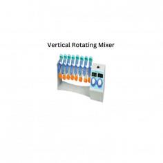 Vertical Rotating Mixer  is a benchtop unit for gentle and efficient mixing of suspended solutions. The panel consists of a dual LED display for visual monitoring of time and speed with two operational knobs for ease of manual accessibility.

